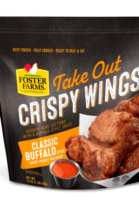 Foster Farms Take Out Crispy Wings Air Fryer - Half-Scratched Frozen ...