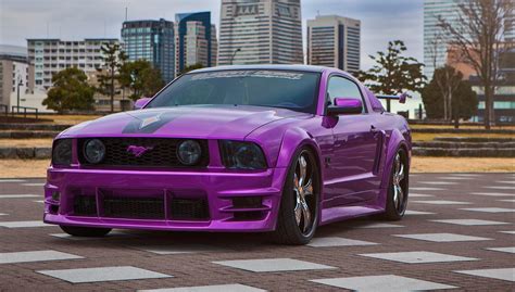 Purple Madness: Mustang Rocking a Set of Custom Wheels — CARiD.com Gallery