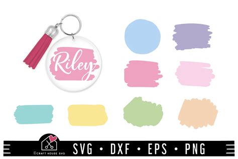 FREE Keychain SVG | Keychain background SVG - Craft House SVG