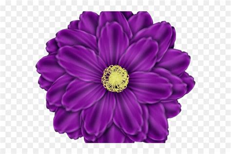 Daisy Clipart Daisy Flower - Purple Clip Art Flowers, HD Png Download - 640x480(#6296242) - PngFind