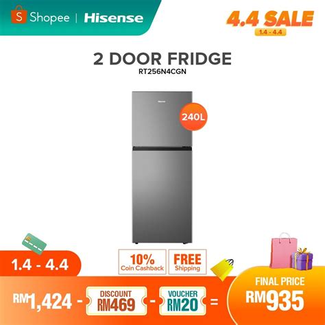 Malaysia Daily on Twitter: "Check out Hisense 2 Door 240L Fridge ...