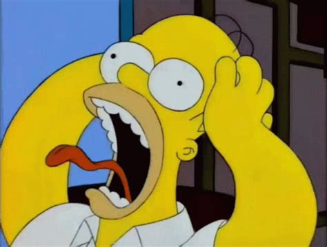 The Simpson Homer Simpson GIF - The Simpson Homer Simpson Scream - Descubre y comparte GIF