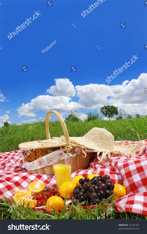 Picnic On The Meadow At Sunny Day Stock Photo 32742331 : Shutterstock