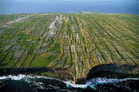 Inishmore cliffs, Aran Islands, County Galway, Ireland | Aerial photo, Aran islands ireland ...