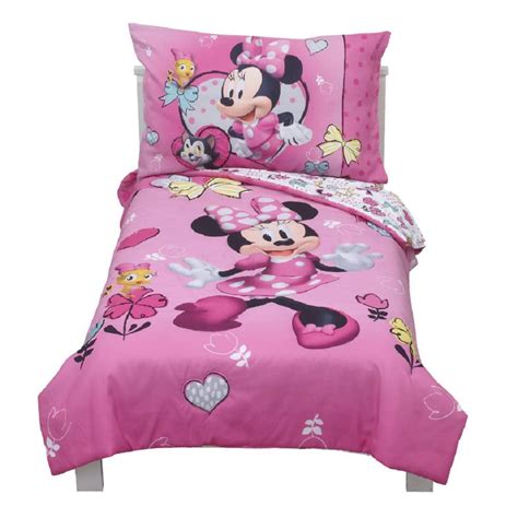 Mickey Mouse & Friends Minnie Mouse Toddler 4pc Bedding Sets ( TODDLER ...