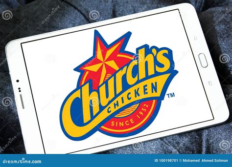 Churchs chicken logo editorial photo. Image of business - 100198701