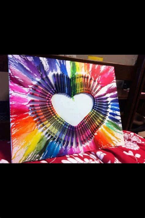 My summer art project | Cool art projects, Art projects, Crayon art