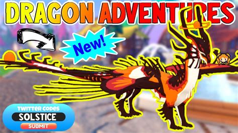 SOLSTICE DRAGON 2021! *VOLKUMOS* Roblox Dragon Adventures Twitter Code August! - YouTube