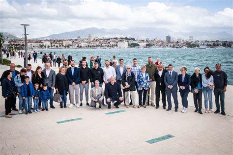 Bronze plaques unveiled on Split waterfront for medal-winning heroes | Croatia Week