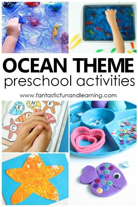 Preschool Ocean Theme Activities - Fantastic Fun & Learning | Ocean theme preschool activities ...