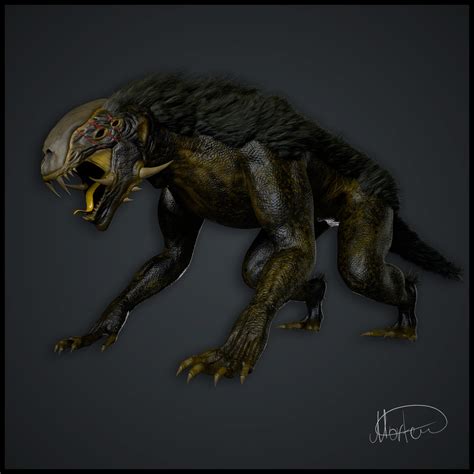 ArtStation - Lizard Monster