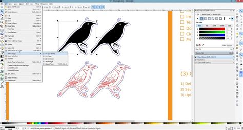 Create vector image inkscape - pertwo