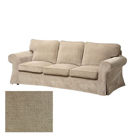 IKEA EKTORP 3 Seat Sofa SLIPCOVER Cover VELLINGE BEIGE