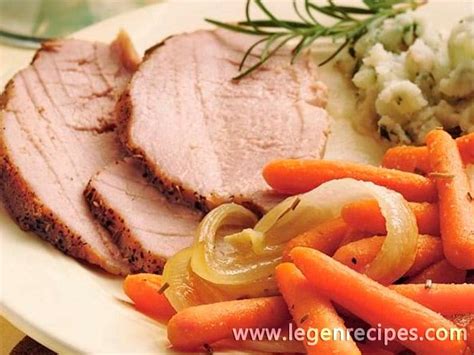 Rosemary Pork Roast with Carrots - Legendary Recipes