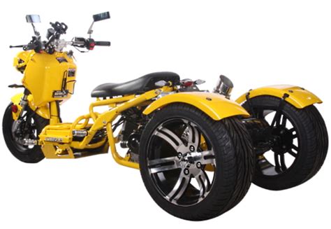 Brand New 50cc Maddog Air Cooled Single Cylinder 4-Stroke Trike Moped Scooter