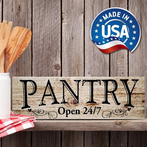 Pantry Sign Rustic Kitchen Decor Farmhouse Kitchen Wall Decor - Etsy