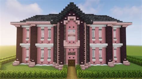 Minecraft Cherry Wood Mansion | Minecraft mansion, Minecraft houses ...