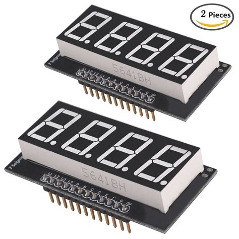 Arduino Led Display 4-Digit 7-Segment Module – MakerFocus