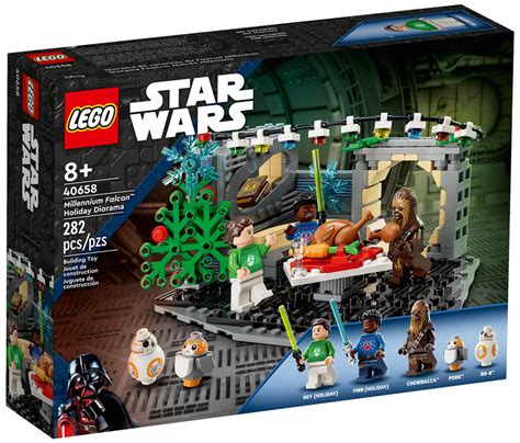 Nouveauté LEGO Star Wars 40658 Millennium Falcon Holiday Diorama : le set est en ligne chez LEGO ...