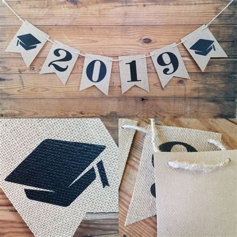 Class of 2023 Burlap Banner rustic banner graduation banner | Etsy