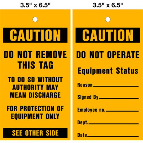 Caution Do Not Remove this Tag | Western Safety Sign