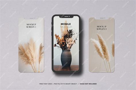 Premium PSD | Creative Mobile Screen Mockup