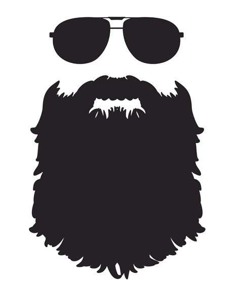 Beard Silhouette Png Black Man Beard Vector Clipart Full Size | Images and Photos finder