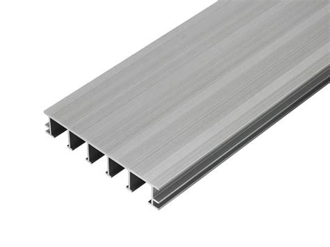 Cladco A2-S1 Fire Rated Powder-Coated Aluminium Decking Boards - 3.6m length