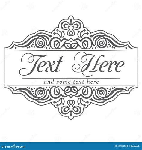 Vintage Text Dividers Cartoon Vector | CartoonDealer.com #33347911