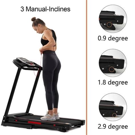 Black 3.5HP Folding Treadmills for Home w/ Incline Exercise Machine - Bed Bath & Beyond - 39074610