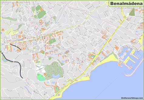 Detailed map of Benalmadena - Ontheworldmap.com