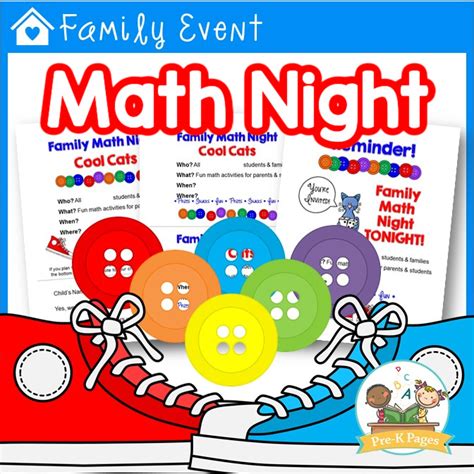 Family Math Night Activities For Elementary