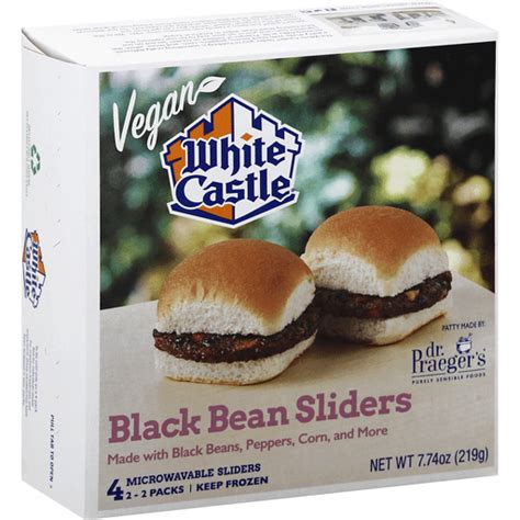 White Castle Sliders, Vegan, Black Bean | Frozen Foods | Lira's Supermarket