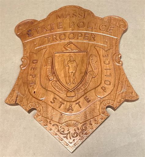 Massachusetts State Police Badge | Etsy