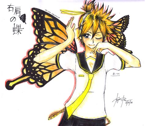 Butterfly on your right shoulder by KyouPei on DeviantArt