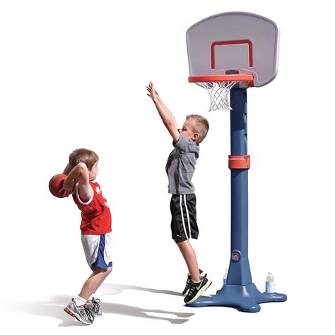 Step 2 Shootin' Hooops Pro Basketball Hoop Set - Blue Base w Red Rim - Toys & Games - Outdoor ...