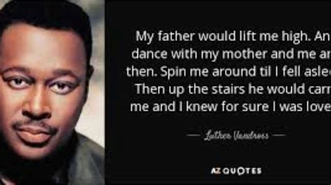 Luther Vandross-.Dance with my father again-Tribut - YouTube