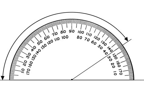 Protractor, 145 Degrees | ClipArt ETC