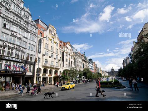 Main shopping street in the center of Prague Stock Photo, Royalty Free Image: 75779622 - Alamy