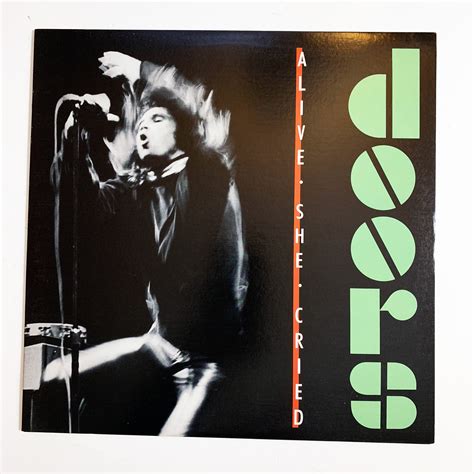 Original the Doors Alive She Cried Live Album Vinyl Record LP - Etsy Israel