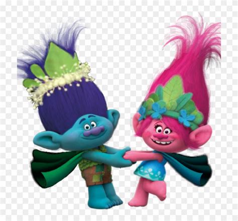 Trolls Poppy And Branch - Free Transparent PNG Clipart Images Download