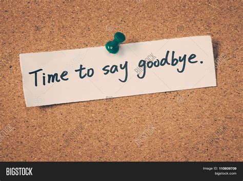 Time Say Goodbye Image & Photo (Free Trial) | Bigstock