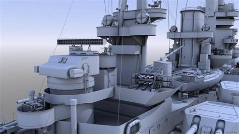 Battleship HMS Rodney - 3D Model by Carlo Cestra