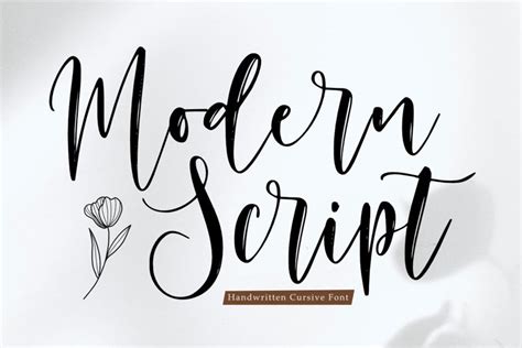 Modern Cursive Fonts