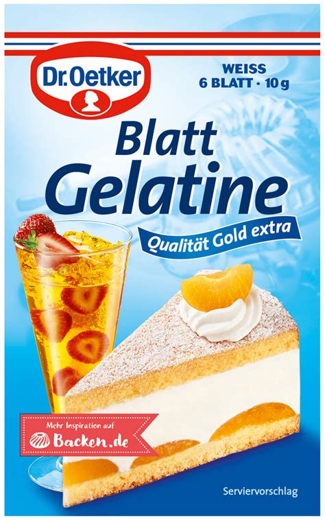 Dr. Oetker White Gelatin Sheets