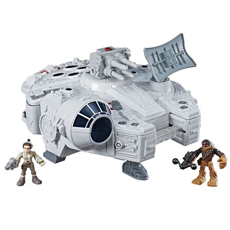 Buy Playskool Star Wars Heroes Galactic Heroes Millennium Falcon 2-in-1 ...