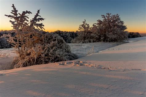 Winter Sunrise at Mountains Stock Photo - Image of extreme, mountains: 65400536