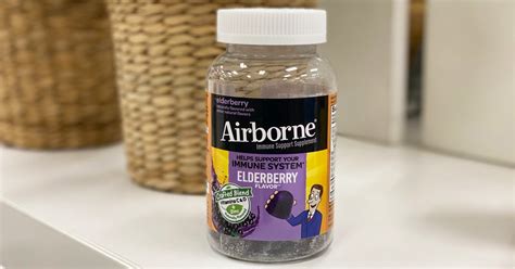 Airborne Elderberry Gummies 130-Count Bottle Only $20 Shipped on Amazon ...