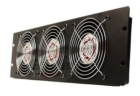 Rackmount Cooling Fan by Griffin – 3U Ultra-Quiet Triple Exhaust Fans, Keep Studio Equipment ...