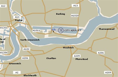 London City Airport Map